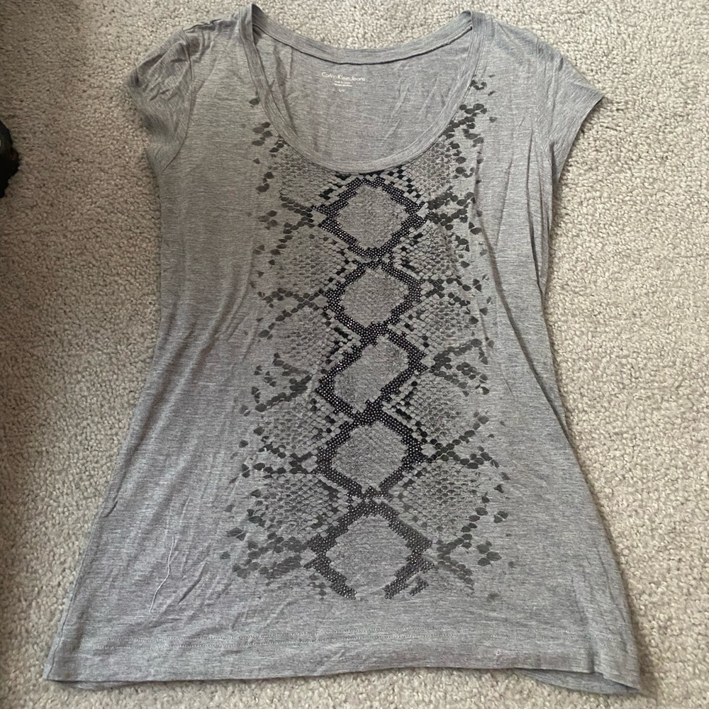 Calvin Klein snake print top